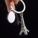 Unisex Personalized creative tourism souvenirs Paris style jewelry Paris Tower key chain lettering_maomaolike.com