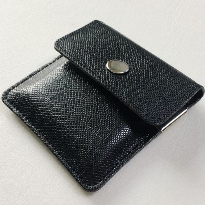 Modern Chinese Style Portable Leather Pocket Ashtray Sealed Compact Travel Coin Purse Creative Smoking Gift Accessory_maomaolike.com