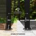 10' X 20' Wall-Mounted Outdoor Pergola Canopy, Metal Patio Canopy With Drainage Holes For Backyard Garden, Cream White_maomaolike.com