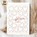 18th Birthday Themed Painting Poster, Rose Gold Lace Heart Style Poster, Blank Heart Frames For Writing Warm Messages, Suitable For Birthday Party_maomaolike.com
