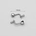 Unisex Nose bracket Screw type metal bracket Pipe bracket Nose pad frame Glasses accessories Nose bridge bracket_maomaolike.com