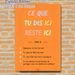 French Confidentiality Rule Painting Poster, Warm-toned Typographic Poster With Colorful Text & Stars, Clear Privacy Guideline Reminder, Ideal For_maomaolike.com
