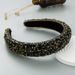 PDMCS Headband Women's European and American Rhinestone Gemstone Headpiece Sponge Wide Edge Handmade Headband Baroque Hair Accessory_maomaolike.com