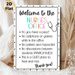Nurse's Office Welcome & Rules Painting Poster, Vibrant Typographic With Stethoscope Graphic Poster, Clearly Displays Office Guidelines, Suitable For_maomaolike.com