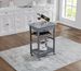 Mobile Rolling Kitchen Island Trolley Serving Cart With Underneath Drawer & Slide-Out Wire Storage Basket_maomaolike.com