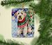 Wheaten Terrier Christmas Porcelain Ornament Christmas Tree Hanging Decorations For Home Christmas Holiday, Rectangle, Gift, Multicolor_maomaolike.com