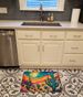 Cactus In Color Memory Foam Kitchen Mat Machine Washable Anti-Fatigue Mat Cushion Comfort Bath Mat Or Kitchen Rug_maomaolike.com