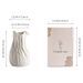 Minimalist Textured Vase Modern Ceramic Decor · Timeless Interior Style_maomaolike.com