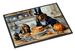 Bloodhound Fall Kitchen Pumpkins Doormat Front Door Mat Indoor Outdoor Rugs For Entryway, Non Slip Washable Low Pile, 24H X 36W_maomaolike.com