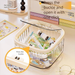 Desktop Press Pop-up Large Capacity Transparent Cosmetic Miscellaneous Organizer Multifunctional Storage Box_maomaolike.com