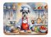 Schnauzer The Chef Memory Foam Kitchen Mat Machine Washable Anti-Fatigue Mat Cushion Comfort Bath Mat Or Kitchen Rug_maomaolike.com