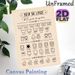 Laundry Care Symbols Painting Poster, Minimalist Line Art Style Poster, Practical French Laundry Symbol Reference Guide, Suitable For Laundry Room_maomaolike.com