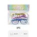 36 Pairs Of Plastic Shutter Glasses Shades Sunglasses Eyewear Party Props Assorted Colors 6.5*14.5cm_maomaolike.com