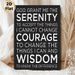 Serenity Prayer Painting Poster, Minimalist Black & White Typography Poster, Inspirational Text To Foster Inner Peace, Suitable For Living Room, Study_maomaolike.com