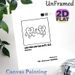 Cartoon Heart Characters Painting Poster, Minimalist Black & White Line Art Poster, Playful Emotional Heart Design, Ideal For Bedroom, Living Room And_maomaolike.com
