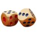 Vintage Handcrafted Polished Pure Brass Color Exquisite Sieve Creative Mahjong Dice Metal Copper Art_maomaolike.com