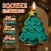 Cross-Border Tree Scented 60g Create Atmosphere Christmas Candle SADOERChristmas Foreign Trade Wholesale_maomaolike.com