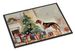 American English Coonhound Cozy Christmas Doormat Front Door Mat Indoor Outdoor Rugs For Entryway, Non Slip Washable Low Pile, 24H X 36W_maomaolike.com