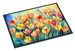 Freesias In Watercolor Doormat Front Door Mat Indoor Outdoor Rugs For Entryway, Non Slip Washable Low Pile, 24H X 36W_maomaolike.com