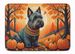 Scottish Terrier Fall Memory Foam Kitchen Mat Machine Washable Anti-Fatigue Mat Cushion Comfort Bath Mat Or Kitchen Rug_maomaolike.com