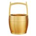 Brass Of Gold Small For Storing Yuanbao Fortune Bucket Decoration Smooth Surface Laser Engraving Customizable Metal Craft_maomaolike.com