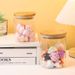Glass Moisture-proof With Lid, Transparent Glass Ornamental Doll Figurine Storage, Blind Box, Kitchen Storage Jar_maomaolike.com