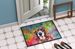 Hippie Dawg Doormat Front Door Mat Indoor Outdoor Rugs For Entryway, Non Slip Washable Low Pile, 24H X 36W_maomaolike.com