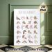 American Sign Language Alphabet Painting Poster, Soft-toned Illustrated Hand Gestures Poster, Useful Guide For Learning Sign Language, Ideal For Home_maomaolike.com