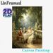 18th-Century Garden Tea Party Painting Poster, Elegant Classic Romantic Poster, Delicate Vintage Aristocratic Outdoor Tea Gathering Artwork, Ideal For_maomaolike.com
