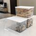Kitchen Rack With Lid, Storage Box For Chinese Herbal Medicine, Peanuts, Goji Berries, Green Beans, Transparent Box,_maomaolike.com