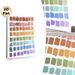 Color Palette Gradient Painting Poster, Soft-toned Torn Paper Style Color Block Poster, Gentle Gradient Color Scheme Ideal For Home Studio, Living_maomaolike.com