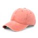 Unisex Plain wash made old cap baseball cap Fashion couple student hat Female cap small face visor_maomaolike.com