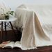 Fresh Nordic Style Plain Solid Color Sofa Slipcover Full Fabric Dustproof Overall Backrest Cover_maomaolike.com