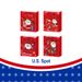 12-Pack Red Christmas Gift Bags Assorted Sizes With Handles Trees, Cartoon Holiday Birthday, And Parties, 12Pcs_maomaolike.com