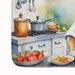 English Bulldog The Chef Memory Foam Kitchen Mat Machine Washable Anti-Fatigue Mat Cushion Comfort Bath Mat Or Kitchen Rug_maomaolike.com