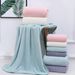 Micro Fiber Fleece Towel Bath Towel Thick Quick Drying Three Piece Set Large Bath Towel Face Towel Beach Towel_maomaolike.com