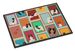 Lots Of Tricolor Papillon Doormat Front Door Mat Indoor Outdoor Rugs For Entryway, Non Slip Washable Low Pile, 24H X 36W_maomaolike.com