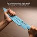 Kitchen Knife Set With Block, 14 Piece BLUE Non-Stick Paint Coating Stainless Steel Knives Set, Anti-Rust And Dishwasher Safe, 12 Knives With Kitchen Shears And Block_maomaolike.com