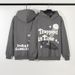Women's Clothing high street hip hop Travis retro distressed trapped in time foam printed hoodie sweatshirt_maomaolike.com
