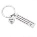 Cross-border English letter metal pendant DIY hand-engraved keychain creative school bag car key pendant_maomaolike.com