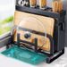 Kitchen For Knives, Chopsticks, Boards, Pot Lids, And Cutting Boards Multi-Functional Knife Integrated Storage Rack_maomaolike.com