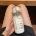 1PC Transparent Simple Sports Water PC Plastic Bouncing Straw Portable Drop Resistant Cup Creative Water Bottle Sports_maomaolike.com