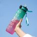 1L Bottle 12 Colors Leak Proof With Time Mark Drink And Straw Motivational Drinki Sports Water Bottle For Outdoor_maomaolike.com