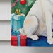 Kuvasz Christmas Reindeer House Flag Large Porch Sleeve Pole Decorative Outside Yard Banner Artwork Wall Hanging, Polyester, House Size, Multicolor_maomaolike.com