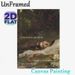 Melancholy Themed Painting Poster, Vintage Oil Painting Style Poster, Features A Woman Afloat In Water With Poetic Text And Water Lilies, Evokes_maomaolike.com