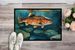 Brown Trout Doormat Front Door Mat Indoor Outdoor Rugs For Entryway, Non Slip Washable Low Pile, 24H X 36W_maomaolike.com