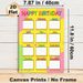 Birthday Tracker Painting Poster, Vibrant Hand-drawn Style Poster, Practical Monthly Birthday Record Display, Suitable For Office, Lounge And Party_maomaolike.com