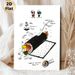 Kimbap Making Guide Painting Poster, Vibrant Hand-drawn Illustrated Seaweed Rice Roll Making Steps Poster, Practical Cooking Instruction Ideal For_maomaolike.com