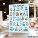 German Alphabet Painting Poster, Cute Cartoon Illustrated Poster, Aids German Vocabulary Learning, Suitable For Language Study Spaces And Home_maomaolike.com