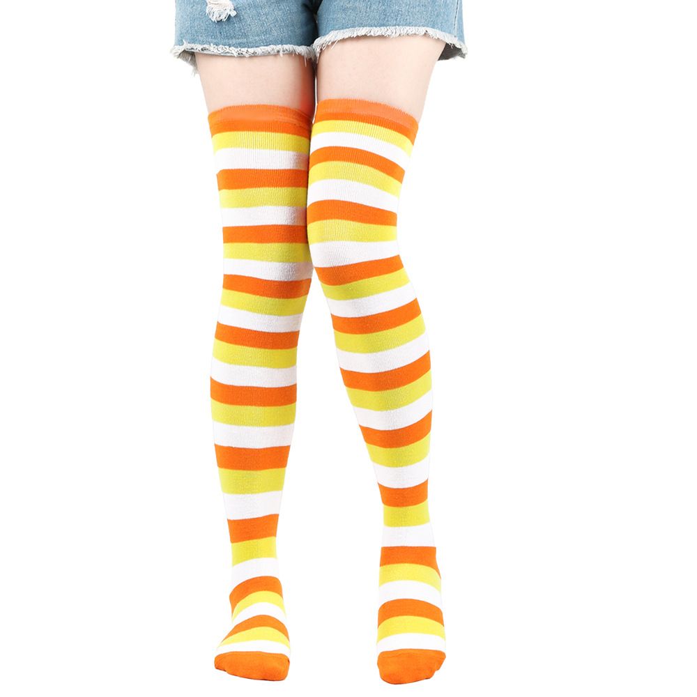 Unisex Striped stockings Women's day over-the-knee socks Thigh socks COSPLAY anime party party women's socks_maomaolike.com
